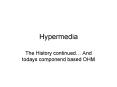 Hypermedia PowerPoint PPT Presentation