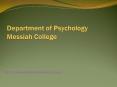 Department of Psychology Messiah College PowerPoint PPT Presentation