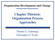 Organization Development and Change