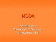 MDDA