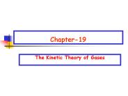 The Kinetic Theory of Gases
