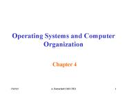 Operating Systems and Computer Organization