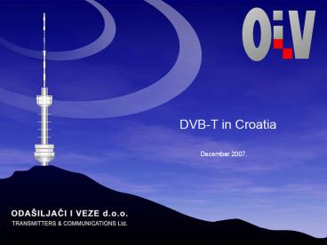 DVBT implementation in Croatia