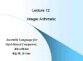 Lecture 12  Integer Arithmetic PowerPoint PPT Presentation