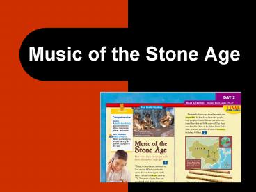 Music of the Stone Age