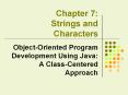 Chapter 7: Strings and Characters PowerPoint PPT Presentation