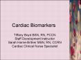 Cardiac Biomarkers PowerPoint PPT Presentation