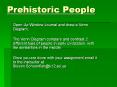 Prehistoric People PowerPoint PPT Presentation
