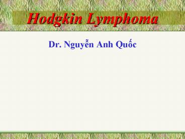 Hodgkin Lymphoma