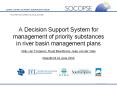 A Decision Support System for management of priority substances in river basin management plans PowerPoint PPT Presentation