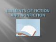 Elements of Fiction and Nonfiction PowerPoint PPT Presentation