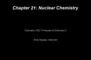 Chapter 21: Nuclear Chemistry