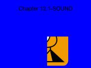 Chapter 12.1-SOUND