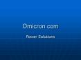 Omicron'com PowerPoint PPT Presentation