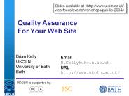 Quality%20Assurance%20For%20Your%20Web%20Site