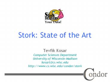 Stork: State of the Art