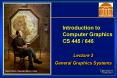 Introduction to Computer Graphics CS 445 / 645 PowerPoint PPT Presentation