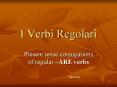 Present tense conjugations  of regular  PowerPoint PPT Presentation