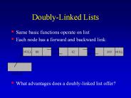 Doubly-Linked Lists
