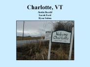Charlotte, VT Justin Bezold Sarah Ford Ryan Salem