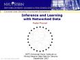 Inference and Learning with Networked Data PowerPoint PPT Presentation