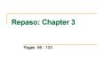 Repaso: Chapter 3 PowerPoint PPT Presentation