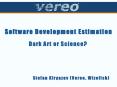Software Development Estimation PowerPoint PPT Presentation