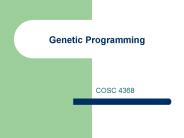 Genetic Programming