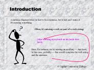 Avoiding Sentence Fragments