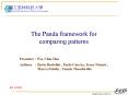 The Panda framework for comparing patterns PowerPoint PPT Presentation