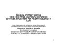 REGIONAL STRATEGY MEETING HONG KONG TRADE MINISTERIAL CONFERENCE OUTCOMES: IMPLICATIONS FOR POVERTY REDUCTION IN SADC PowerPoint PPT Presentation