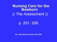 Nursing Care for the Newborn PowerPoint PPT Presentation