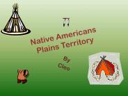 Native Americans Plains Territory