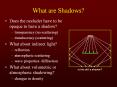 What are Shadows? PowerPoint PPT Presentation