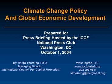 By Margo Thorning, Ph.D.