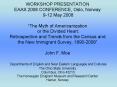 WORKSHOP PRESENTATION EAAS 2008 CONFERENCE, Oslo, Norway 912 May 2008 The Myth of Americanization or PowerPoint PPT Presentation