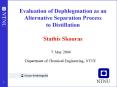 Evaluation of Dephlegmation as an Alternative Separation Process to Distillation  Stathis Skouras PowerPoint PPT Presentation