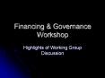 Financing PowerPoint PPT Presentation