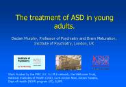 The treatment of ASD in young adults'