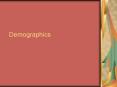 Demographics PowerPoint PPT Presentation