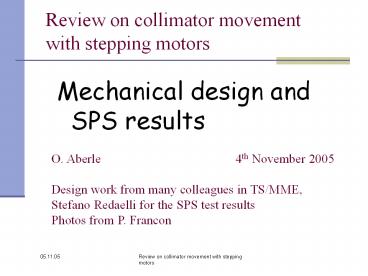 SPS%20Collimator%20tests%20Oliver%20Aberle%20January%202004