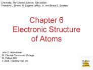 Chapter 6 Electronic Structure of Atoms