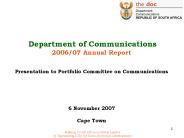 Making South Africa a Global Leader