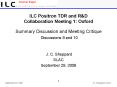 ILC Positron TDR and R PowerPoint PPT Presentation