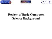 Review of Basic Computer Science Background
