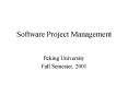 Software Project Management PowerPoint PPT Presentation