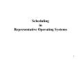 Scheduling in Representative Operating Systems PowerPoint PPT Presentation
