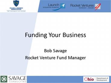 Funding Your Business