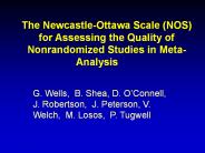 The Newcastle-Ottawa Scale (NOS) for Assessing the Quality of Nonrandomized Studies in Meta-Analysis