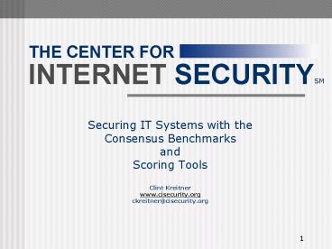 Securing IT Systems with the